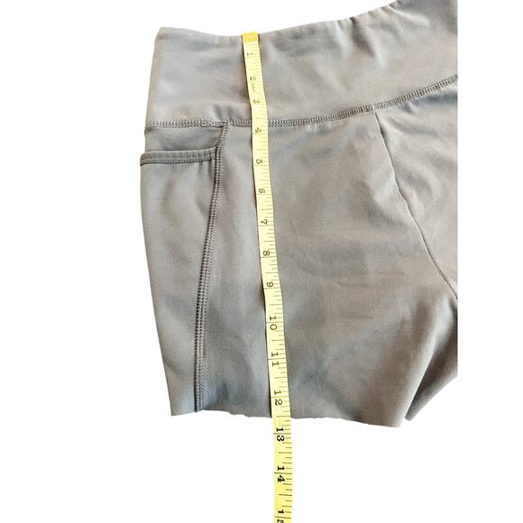 Gymshark High Waist Cargo‎ Biker Shorts Small Blue Steele Compression - Picture 5 of 6